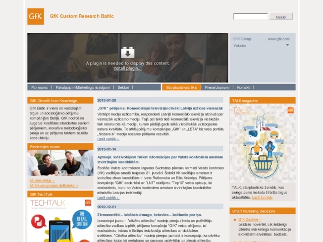 GfK Custom Research Baltic, SIA